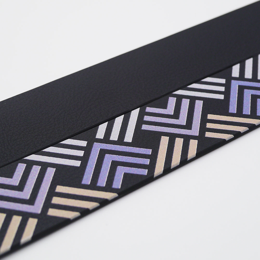 MIN BELT - SILVER BUCKLE, BLACK P1 STRAP